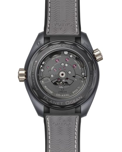 Omega Dark Grey Seamaster Planet Ocean 600M 45,5 mm, ceramica grigia su cinturino in caucciù 215.92.46.22.99.002 - immagine 2