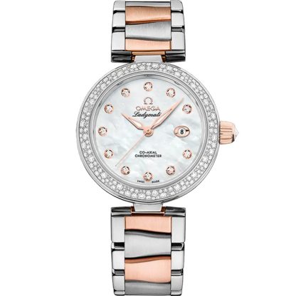 Omega De Ville Ladymatic 34 mm, acciaio-oro Sedna™ su acciaio-oro Sedna™ 425.25.34.20.55.004