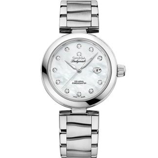 Omega De Ville Ladymatic 34 mm, acciaio su acciaio 425.30.34.20.55.002