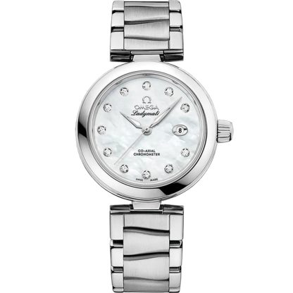 Omega De Ville Ladymatic 34 mm, acciaio su acciaio 425.30.34.20.55.002