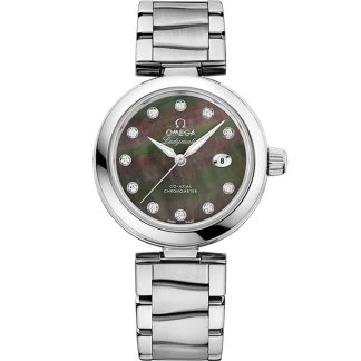 Omega De Ville Ladymatic 34 mm, acciaio su acciaio 425.30.34.20.57.004