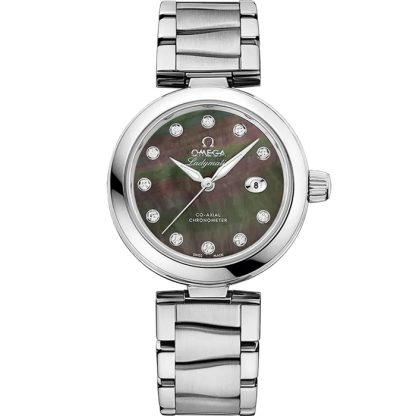 Omega De Ville Ladymatic 34 mm, acciaio su acciaio 425.30.34.20.57.004