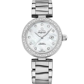 Omega De Ville Ladymatic 34 mm, acciaio su acciaio 425.35.34.20.55.002