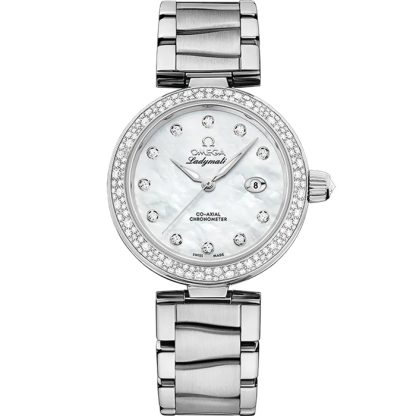 Omega De Ville Ladymatic 34 mm, acciaio su acciaio 425.35.34.20.55.002