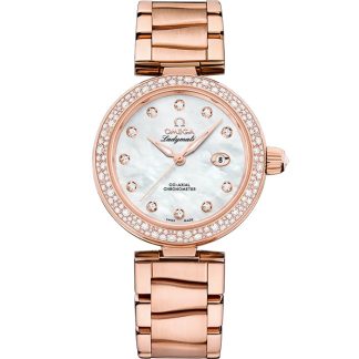 Omega De Ville Ladymatic 34 mm, oro Sedna™ su oro Sedna™ 425.65.34.20.55.010