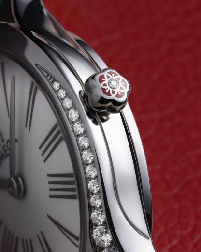 Omega De Ville Mini Trésor 26 mm, acciaio su alligatore 428.18.26.60.04.001 - immagine 4