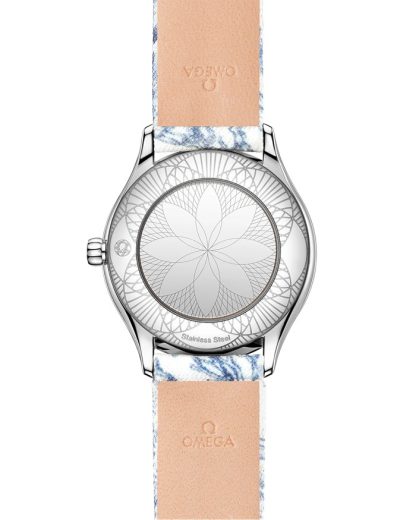 Omega De Ville Mini Trésor 26 mm, acciaio su toile de jouy 428.17.26.60.04.001 - immagine 2