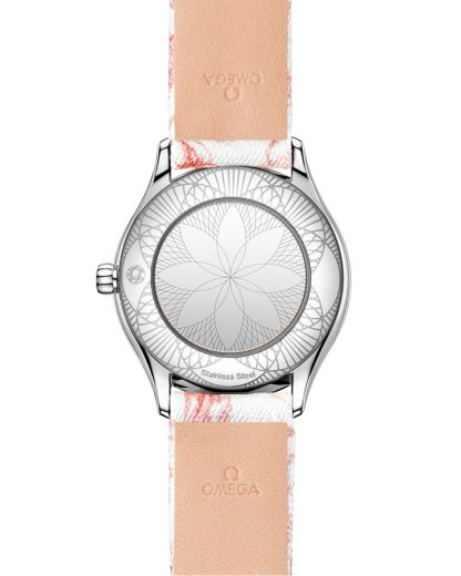Omega De Ville Mini Trésor 26 mm, acciaio su toile de jouy 428.17.26.60.04.003 - immagine 2