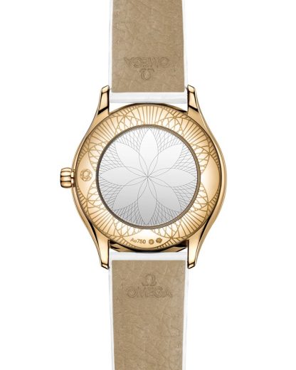 Omega De Ville Mini Trésor 26 mm, oro Moonshine™ su alligatore 428.58.26.60.04.001 - immagine 2