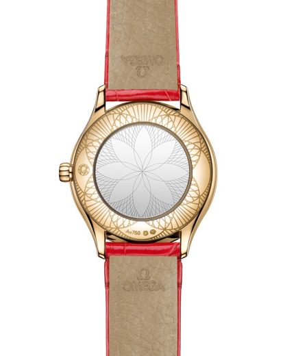 Omega De Ville Mini Trésor 26 mm, oro Moonshine™ su alligatore 428.58.26.60.04.003 - immagine 2