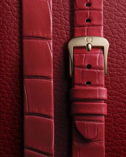 Omega De Ville Mini Trésor 26 mm, oro Moonshine™ su alligatore 428.58.26.60.04.003 - immagine 4