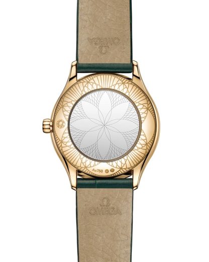 Omega De Ville Mini Trésor 26 mm, oro Moonshine™ su alligatore 428.58.26.60.99.001 - immagine 2