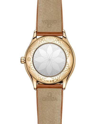 Omega De Ville Mini Trésor 26 mm, oro Moonshine™ su cinturino di pelle 428.57.26.60.04.004 - immagine 2