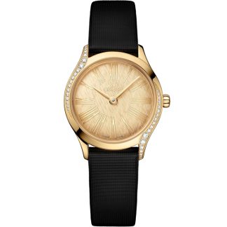 Omega De Ville Mini Trésor 26 mm, oro Moonshine™ su cinturino in tessuto 428.57.26.60.99.001