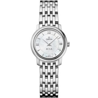 Omega De Ville Prestige 24,4 mm, acciaio su acciaio 424.10.24.60.05.001