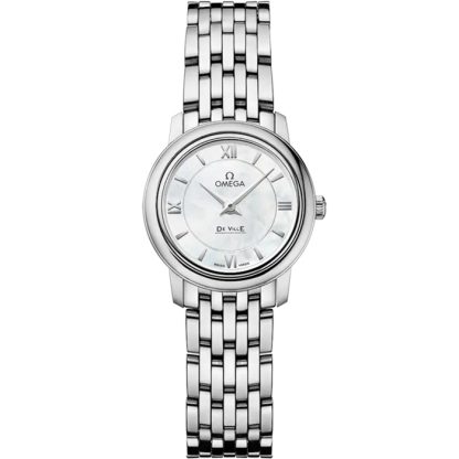 Omega De Ville Prestige 24,4 mm, acciaio su acciaio 424.10.24.60.05.001