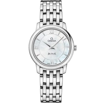 Omega De Ville Prestige 27,4 mm, acciaio su acciaio 424.10.27.60.05.001
