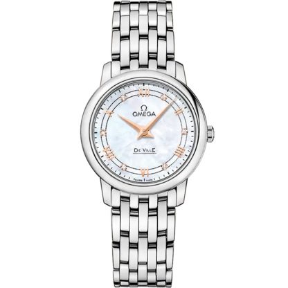 Omega De Ville Prestige 27,4 mm, acciaio su acciaio 424.10.27.60.55.001