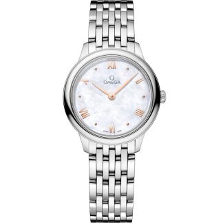 Omega De Ville Prestige 27,5 mm, acciaio su acciaio 434.10.28.60.05.001