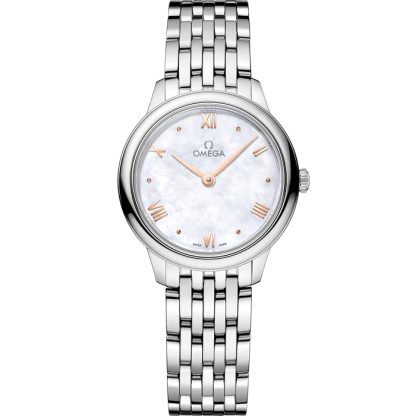 Omega De Ville Prestige 27,5 mm, acciaio su acciaio 434.10.28.60.05.001