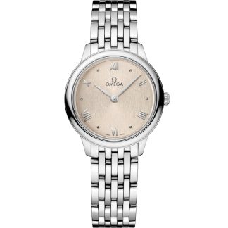 Omega De Ville Prestige 27,5 mm, acciaio su acciaio 434.10.28.60.09.001