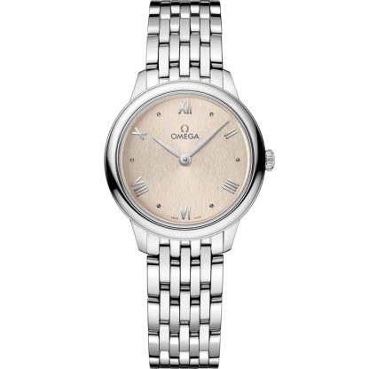 Omega De Ville Prestige 27,5 mm, acciaio su acciaio 434.10.28.60.09.001