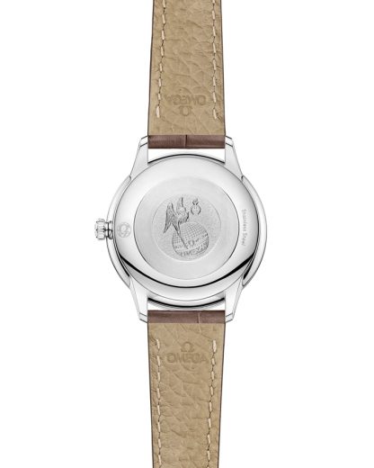 Omega De Ville Prestige 27,5 mm, acciaio su cinturino di pelle 434.13.28.60.55.001 - immagine 2