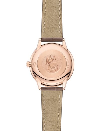 Omega De Ville Prestige 27,5 mm, oro Sedna™ su cinturino di pelle 434.53.28.60.55.001 - immagine 2