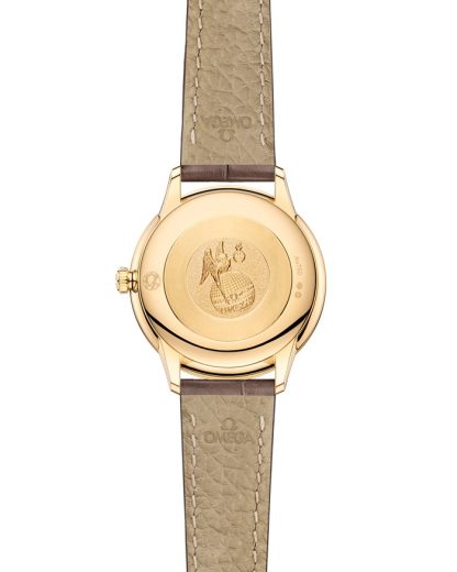 Omega De Ville Prestige 27,5 mm, oro giallo su cinturino di pelle 434.53.28.60.55.002 - immagine 2
