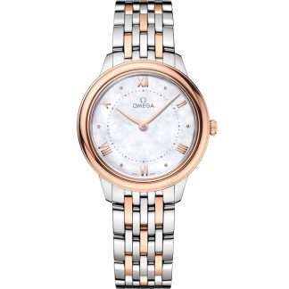 Omega De Ville Prestige 30 mm, acciaio-oro Sedna™ su acciaio-oro Sedna™ 434.20.30.60.05.001