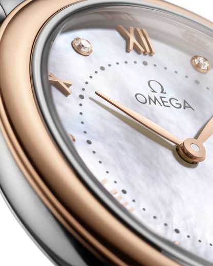 Omega De Ville Prestige 30 mm, acciaio-oro Sedna™ su cinturino di pelle 434.23.30.60.55.001 - immagine 4