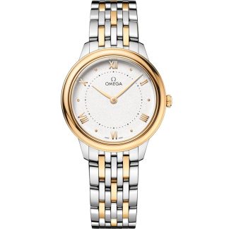 Omega De Ville Prestige 30 mm, acciaio-oro giallo su acciaio-oro giallo 434.20.30.60.02.002
