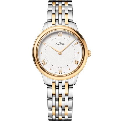Omega De Ville Prestige 30 mm, acciaio-oro giallo su acciaio-oro giallo 434.20.30.60.02.002