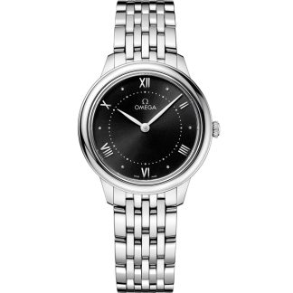 Omega De Ville Prestige 30 mm, acciaio su acciaio 434.10.30.60.01.001