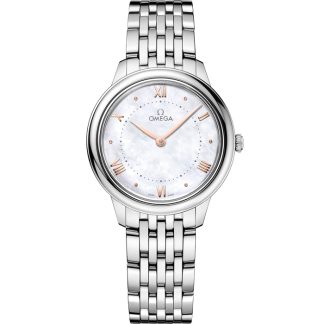 Omega De Ville Prestige 30 mm, acciaio su acciaio 434.10.30.60.05.001