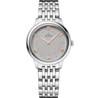 Omega De Ville Prestige 30 mm, acciaio su acciaio 434.10.30.60.06.001