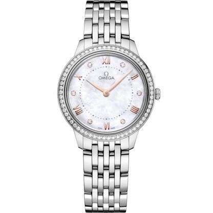 Omega De Ville Prestige 30 mm, acciaio su acciaio 434.15.30.60.55.001