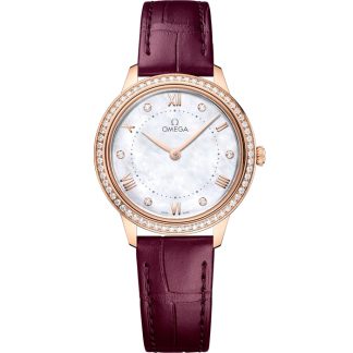 Omega De Ville Prestige 30 mm, oro Sedna™ su cinturino di pelle 434.58.30.60.55.001