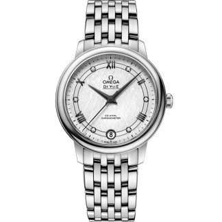 Omega De Ville Prestige 32,7 mm, acciaio su acciaio 424.10.33.20.52.002