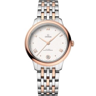 Omega De Ville Prestige 34 mm, acciaio-oro Sedna™ su acciaio-oro Sedna™ 434.20.34.20.02.001