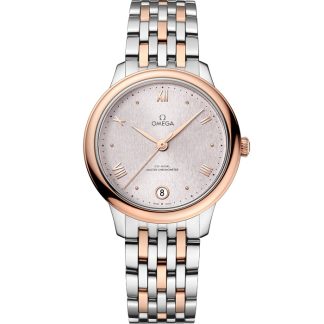 Omega De Ville Prestige 34 mm, acciaio-oro Sedna™ su acciaio-oro Sedna™ 434.20.34.20.02.003