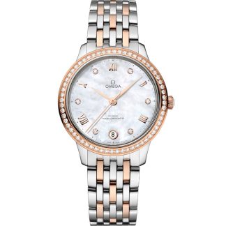 Omega De Ville Prestige 34 mm, acciaio-oro Sedna™ su acciaio-oro Sedna™ 434.25.34.20.55.001