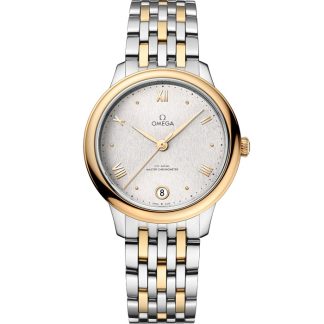 Omega De Ville Prestige 34 mm, acciaio-oro giallo su acciaio-oro giallo 434.20.34.20.02.002
