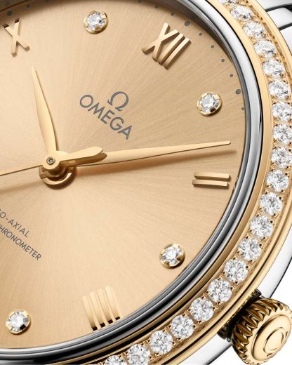 Omega De Ville Prestige 34 mm, acciaio-oro giallo su acciaio-oro giallo 434.25.34.20.58.001 - immagine 3
