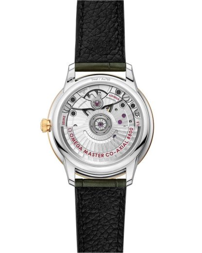 Omega De Ville Prestige 34 mm, acciaio-oro giallo su cinturino di pelle 434.23.34.20.55.002 - immagine 2