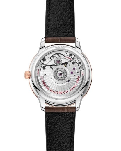 Omega De Ville Prestige 34 mm, acciaio-oro giallo su cinturino di pelle 434.23.34.20.58.001 - immagine 2