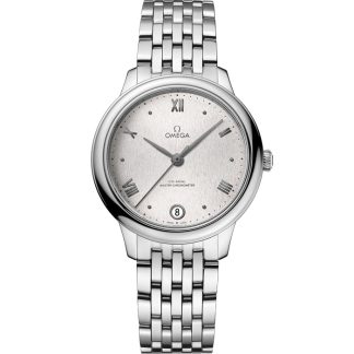 Omega De Ville Prestige 34 mm, acciaio su acciaio 434.10.34.20.02.001
