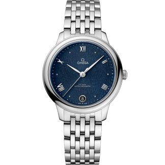 Omega De Ville Prestige 34 mm, acciaio su acciaio 434.10.34.20.03.002