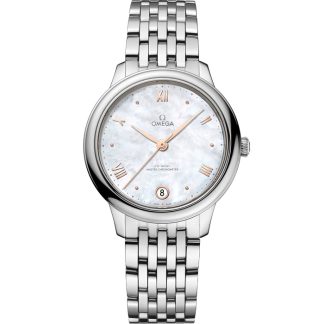 Omega De Ville Prestige 34 mm, acciaio su acciaio 434.10.34.20.05.001