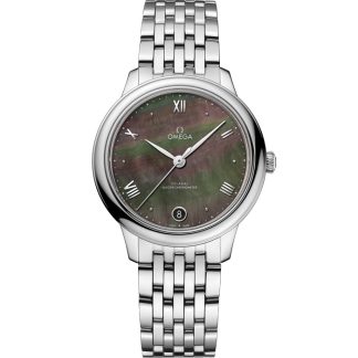 Omega De Ville Prestige 34 mm, acciaio su acciaio 434.10.34.20.07.001